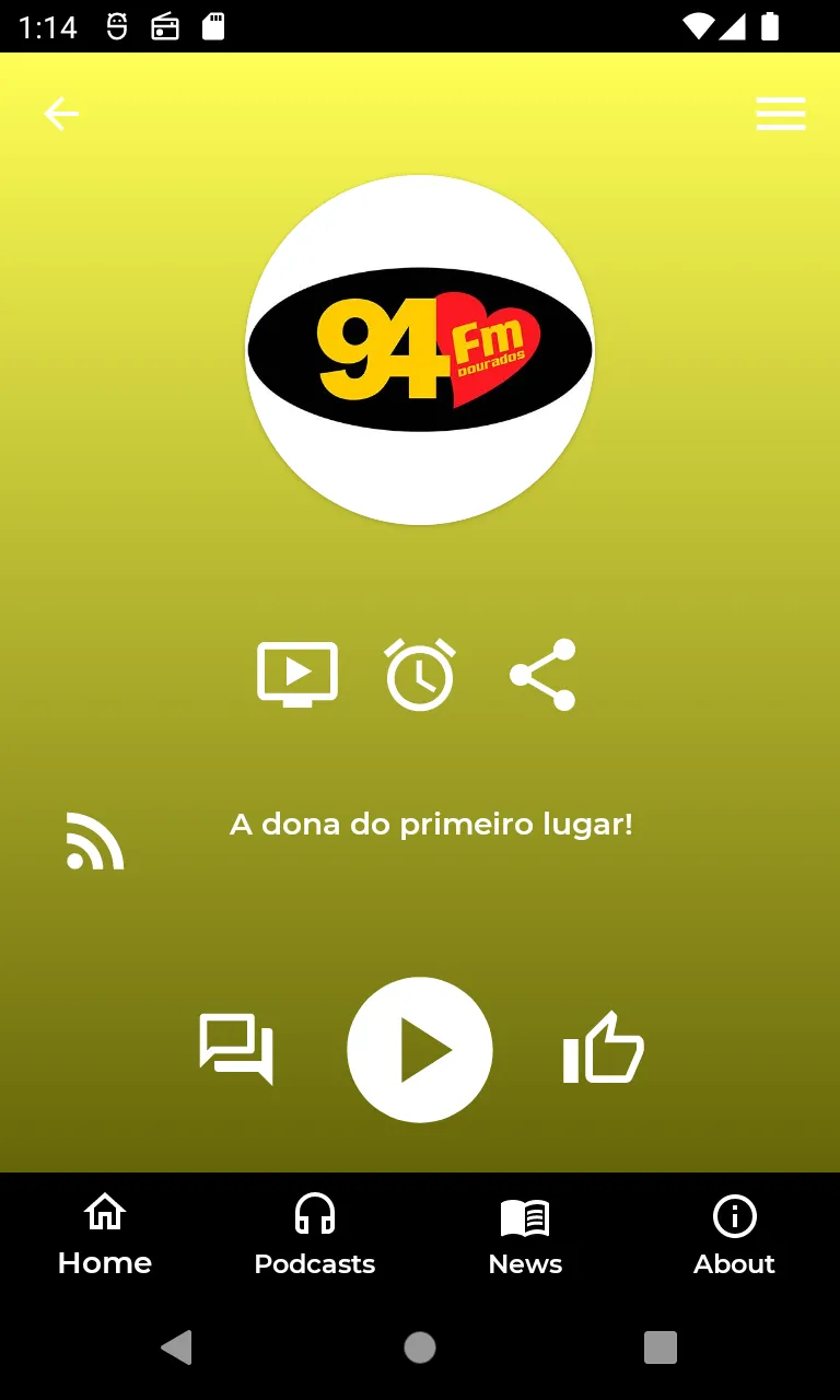 94 FM Dourados | Indus Appstore | Screenshot