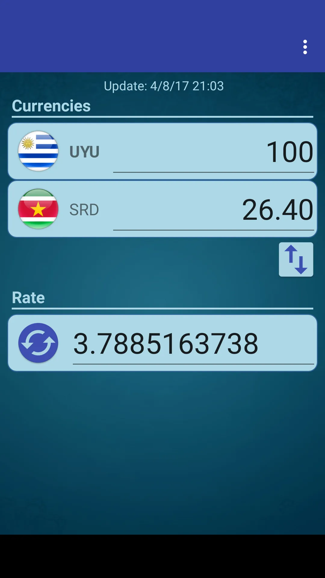 UYU Peso x Surinamese Dollar | Indus Appstore | Screenshot