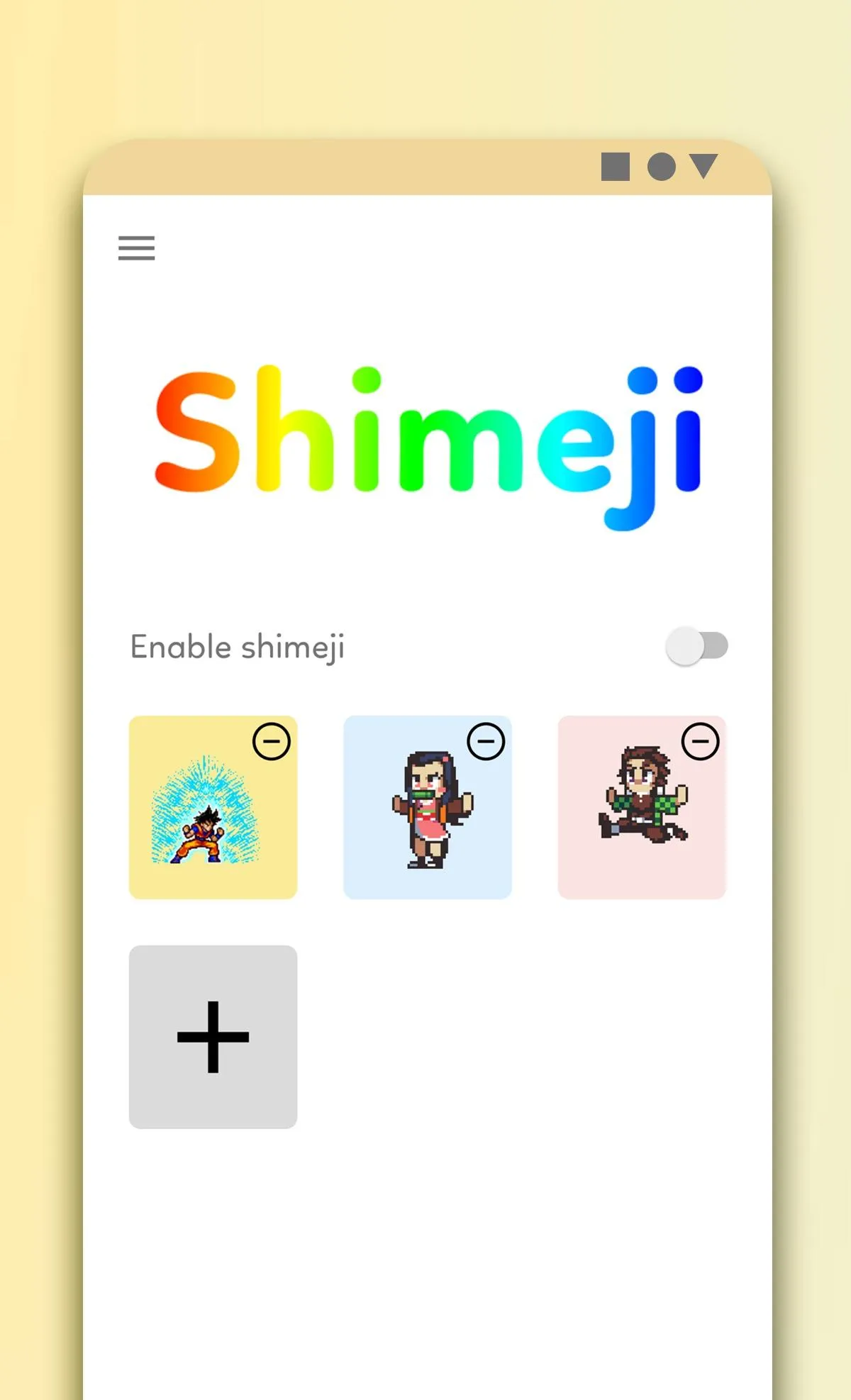 Anime Shimeji - Cool Sticker A | Indus Appstore | Screenshot