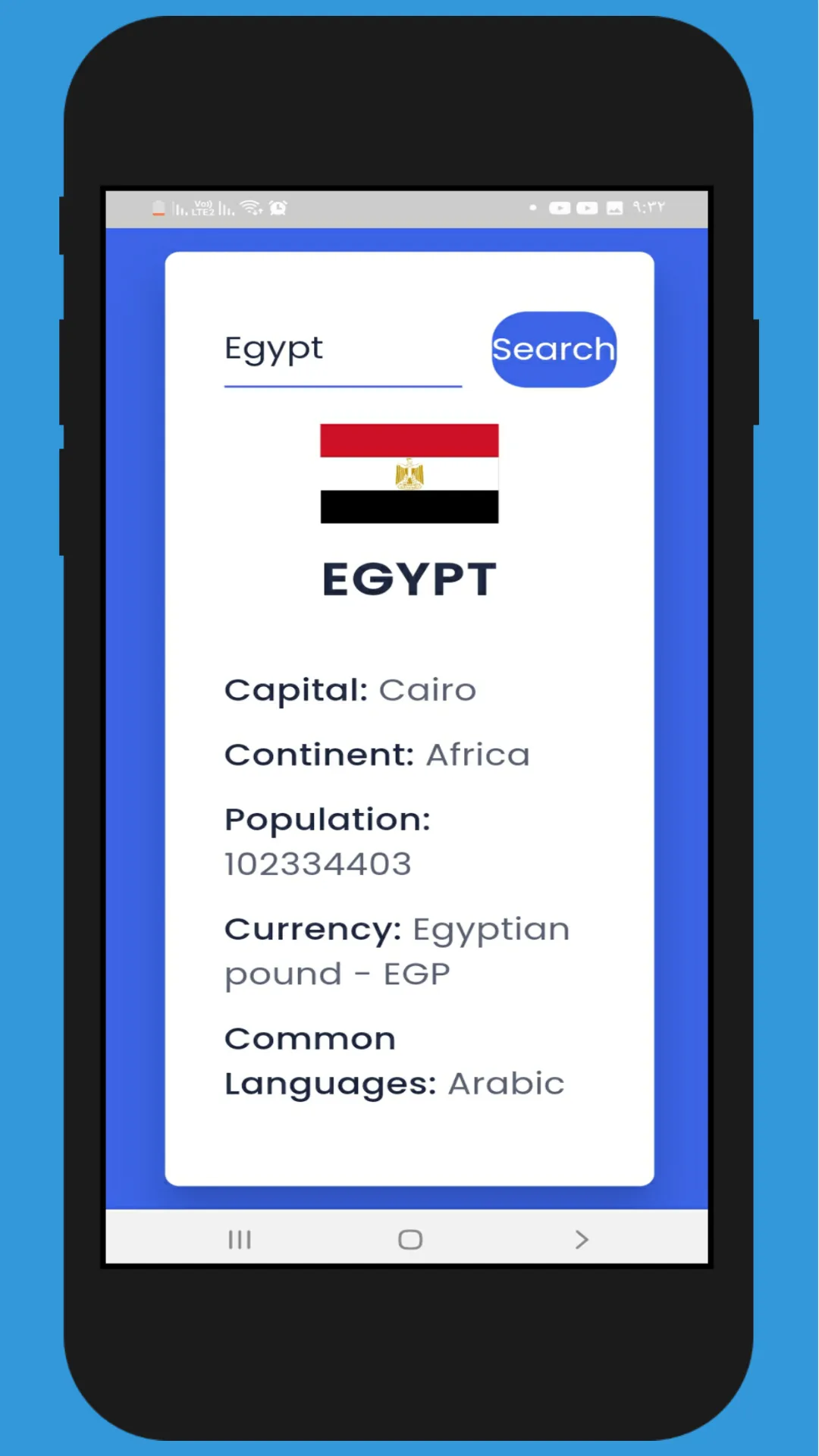 Countries Information | Indus Appstore | Screenshot