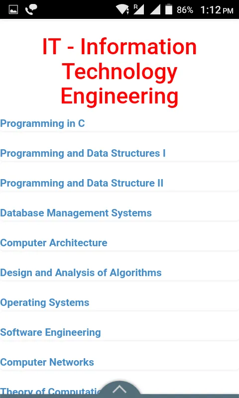 IT Engineering study Notes | Indus Appstore | Screenshot