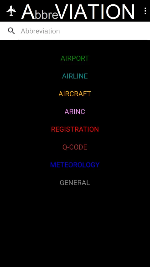 Aviation Abbreviations | Indus Appstore | Screenshot