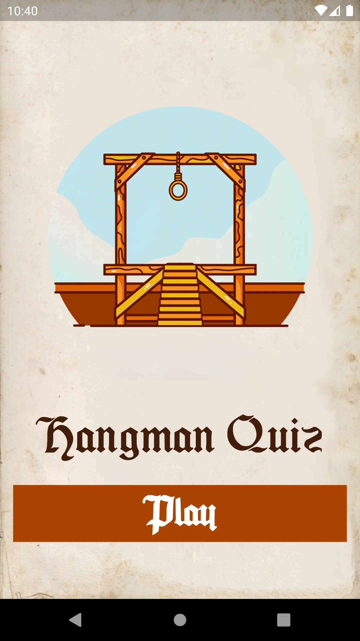 Hangman Quiz | Indus Appstore | Screenshot