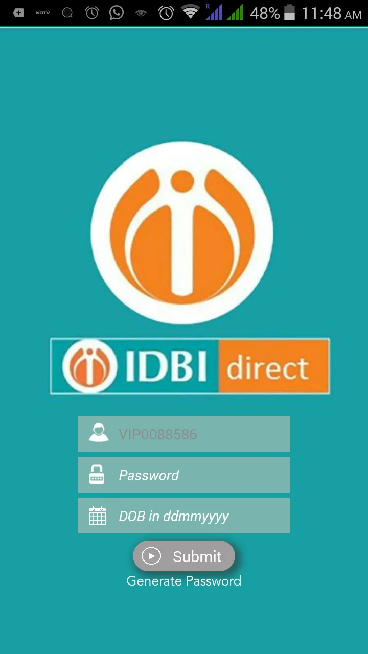 IDBI Direct 1.4 | Indus Appstore | Screenshot