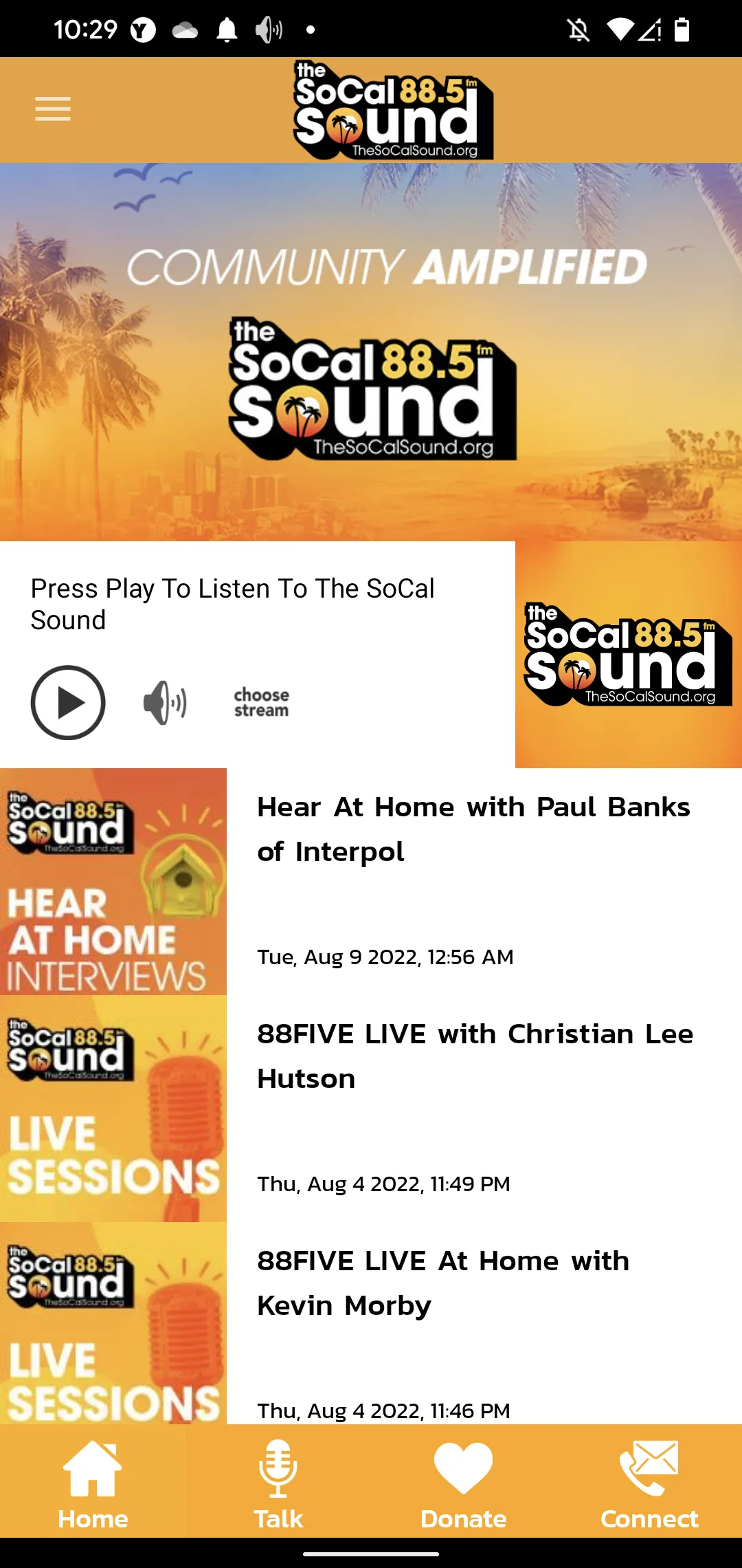 The SoCal Sound | Indus Appstore | Screenshot