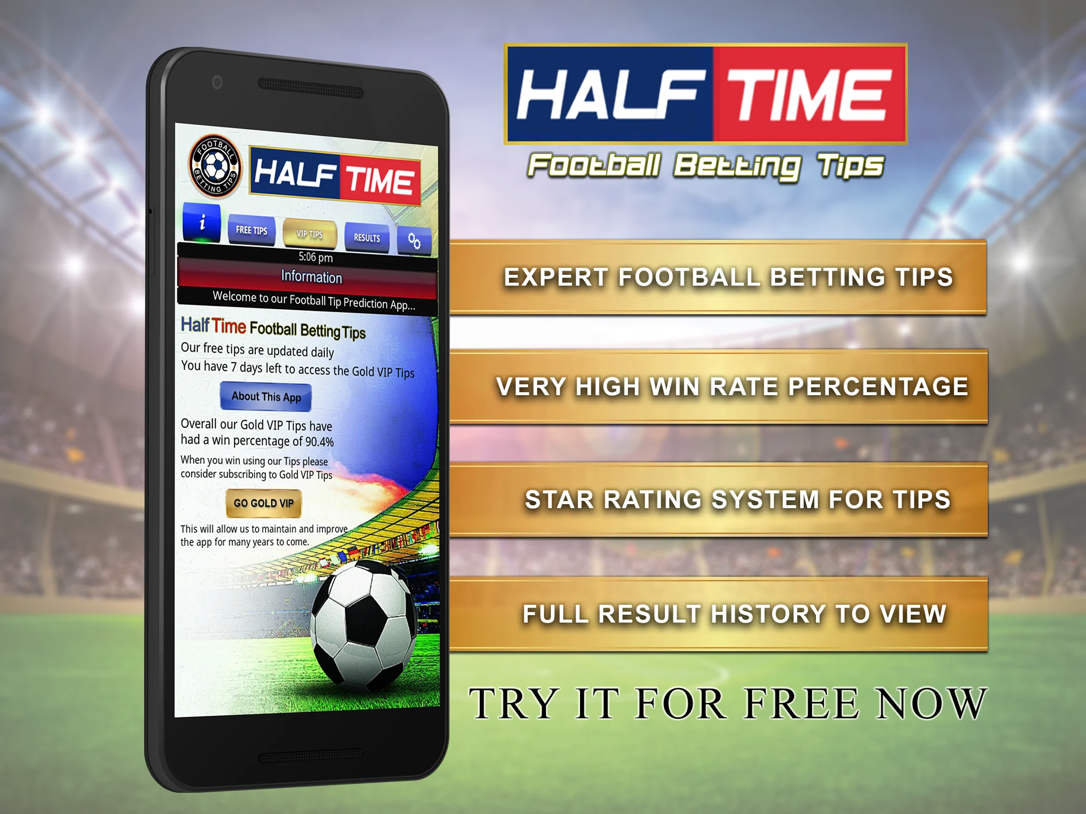 Half Time football betting tip | Indus Appstore | Screenshot