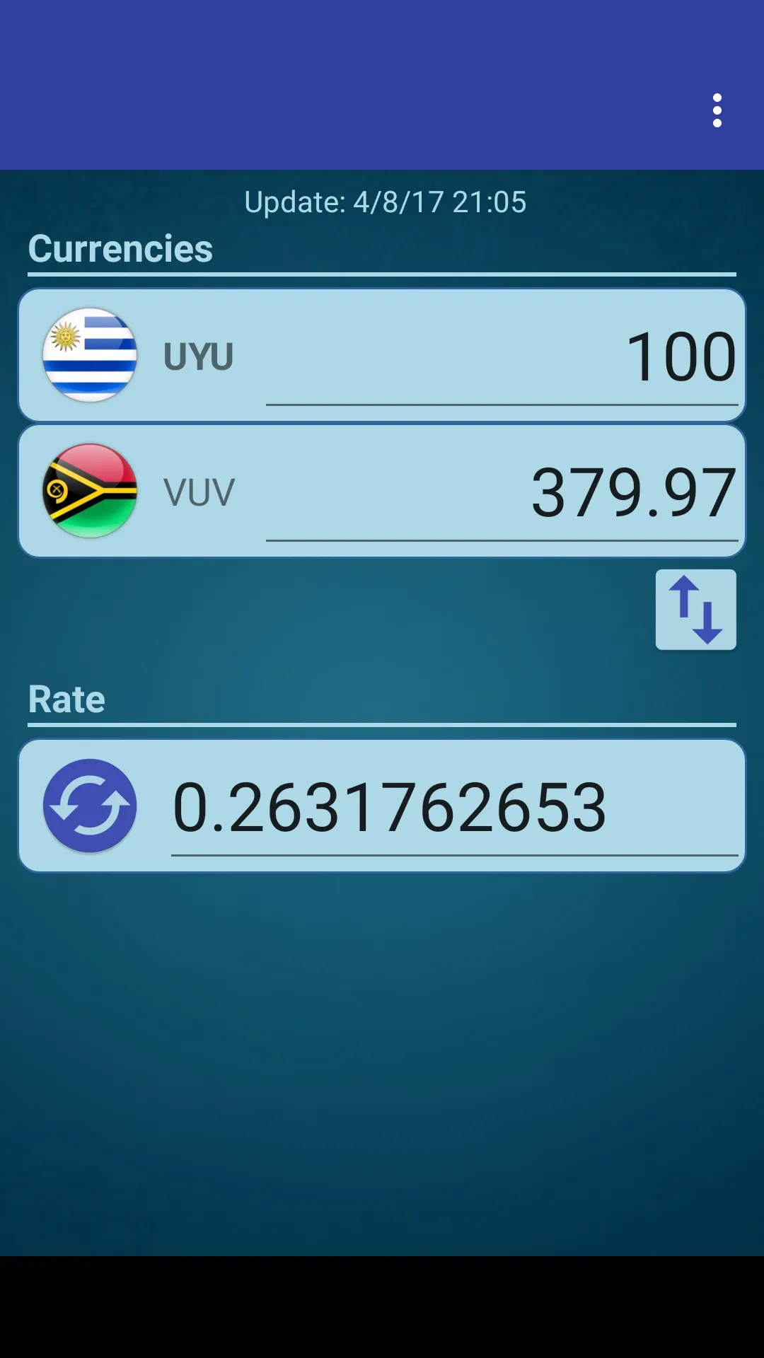 UYU Peso x Vanuatu Vatu | Indus Appstore | Screenshot