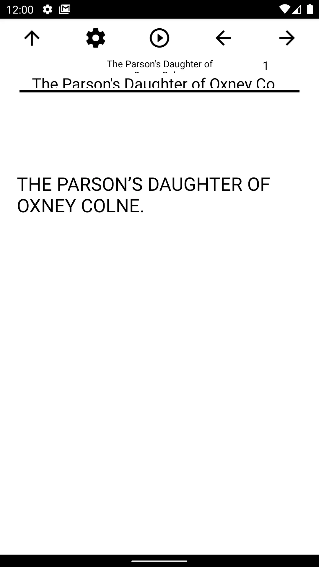 Book, The Parson's Daughter of | Indus Appstore | Screenshot