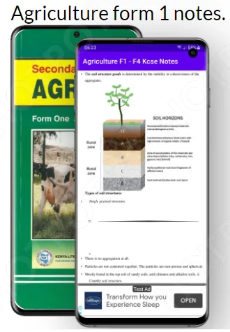 Agriculture: form 1 -  4 notes | Indus Appstore | Screenshot