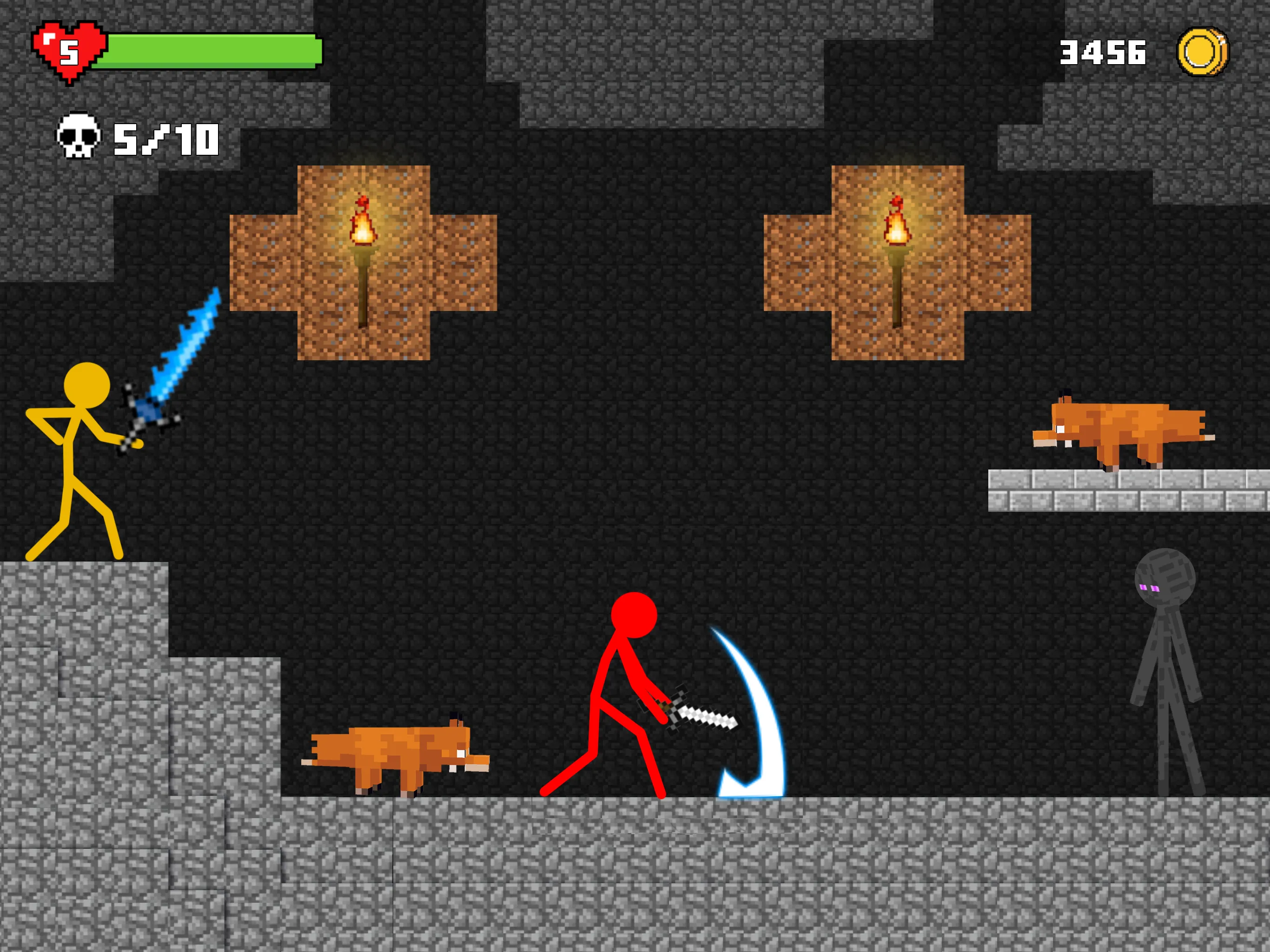 Stickman Battle in Craft World | Indus Appstore | Screenshot