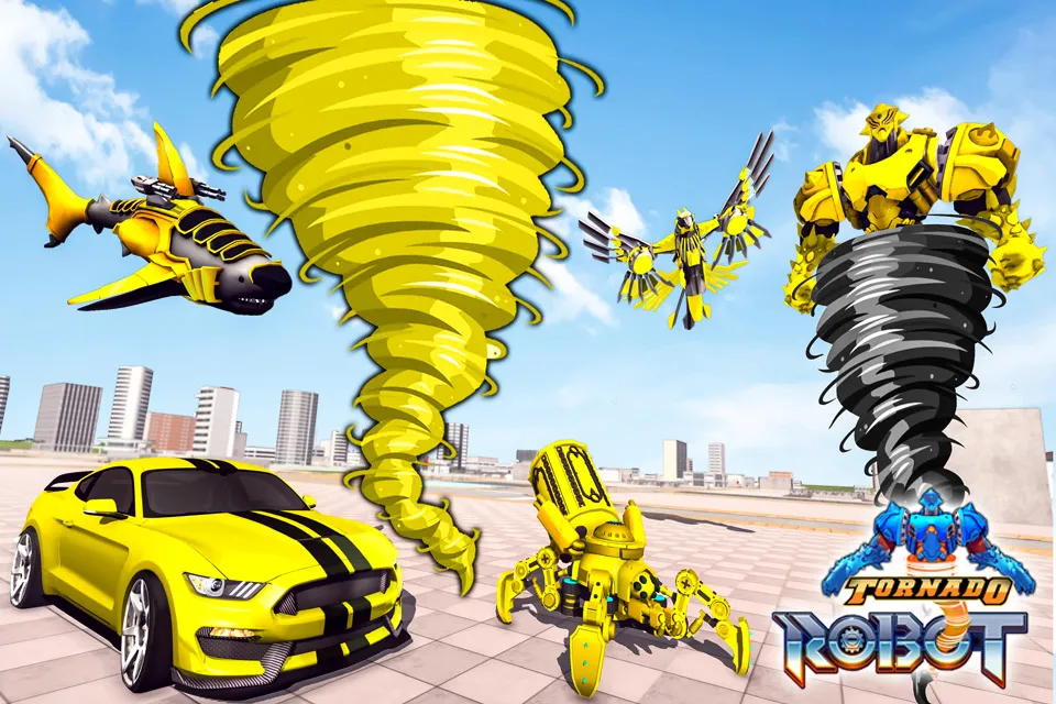 Tornado Robot Car Transform | Indus Appstore | Screenshot