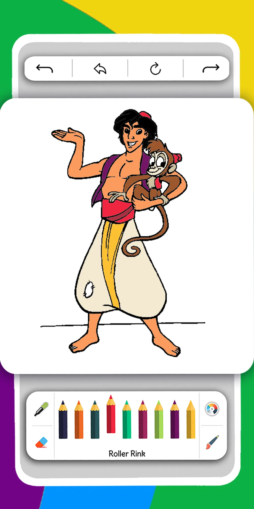 Aladdin Coloring Book game fro | Indus Appstore | Screenshot