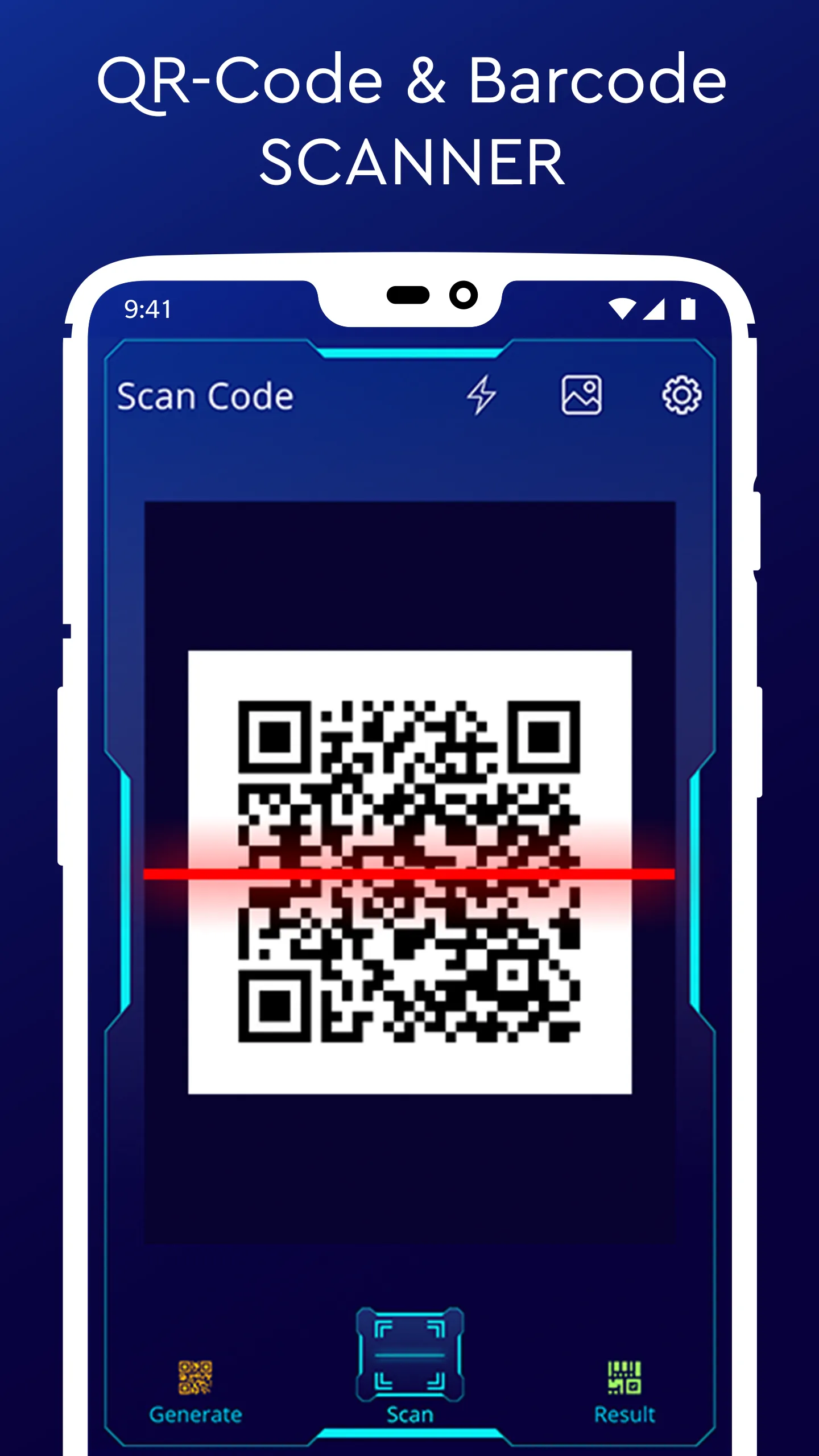 QRCode Scanner & Generator - B | Indus Appstore | Screenshot