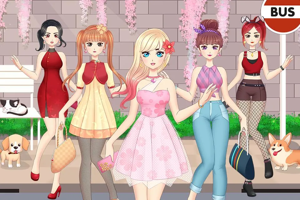 Anime Girls Dress up Games | Indus Appstore | Screenshot