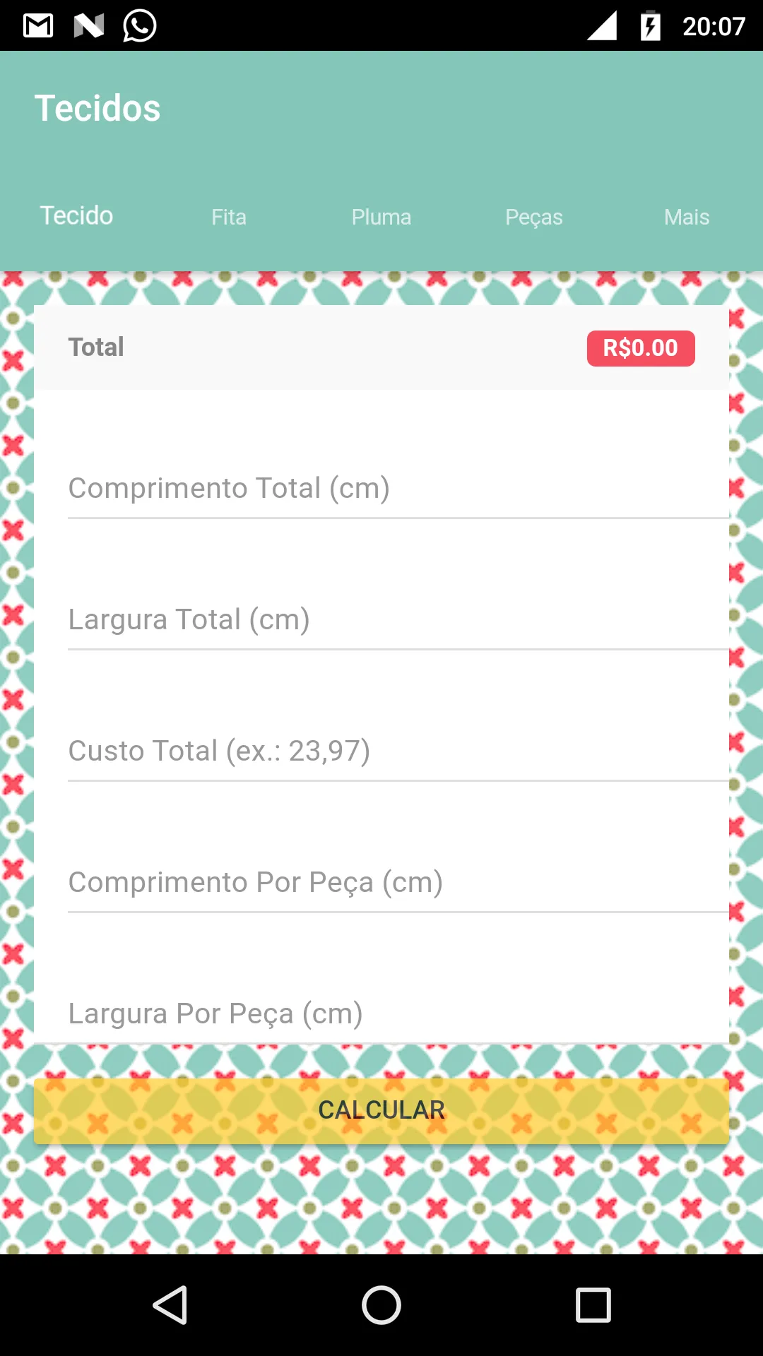 Calculadora de Artesanato | Indus Appstore | Screenshot