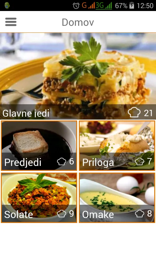 Kuharski recepti - Slovenski | Indus Appstore | Screenshot