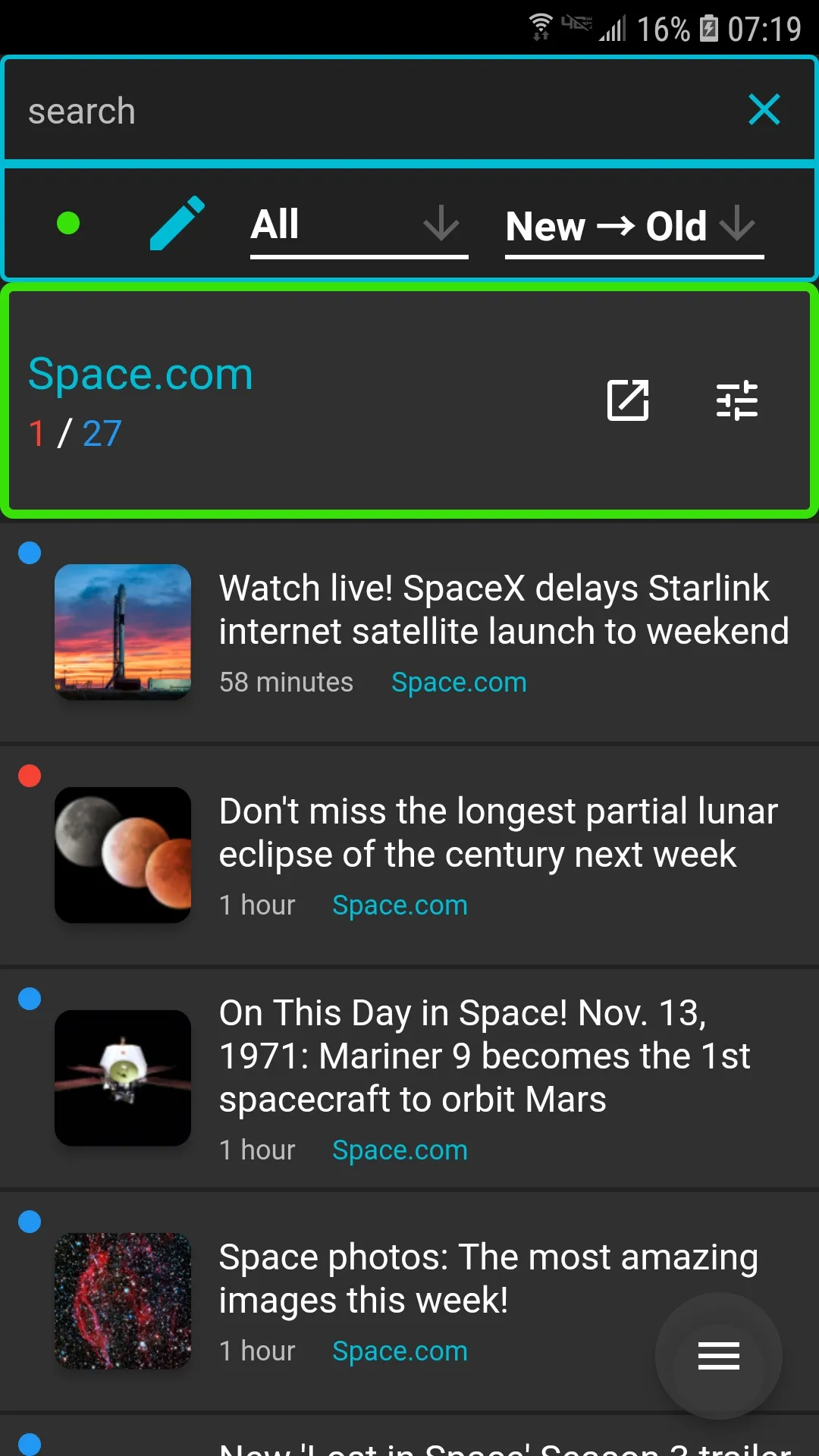 Pure RSS - RSS Reader | Indus Appstore | Screenshot