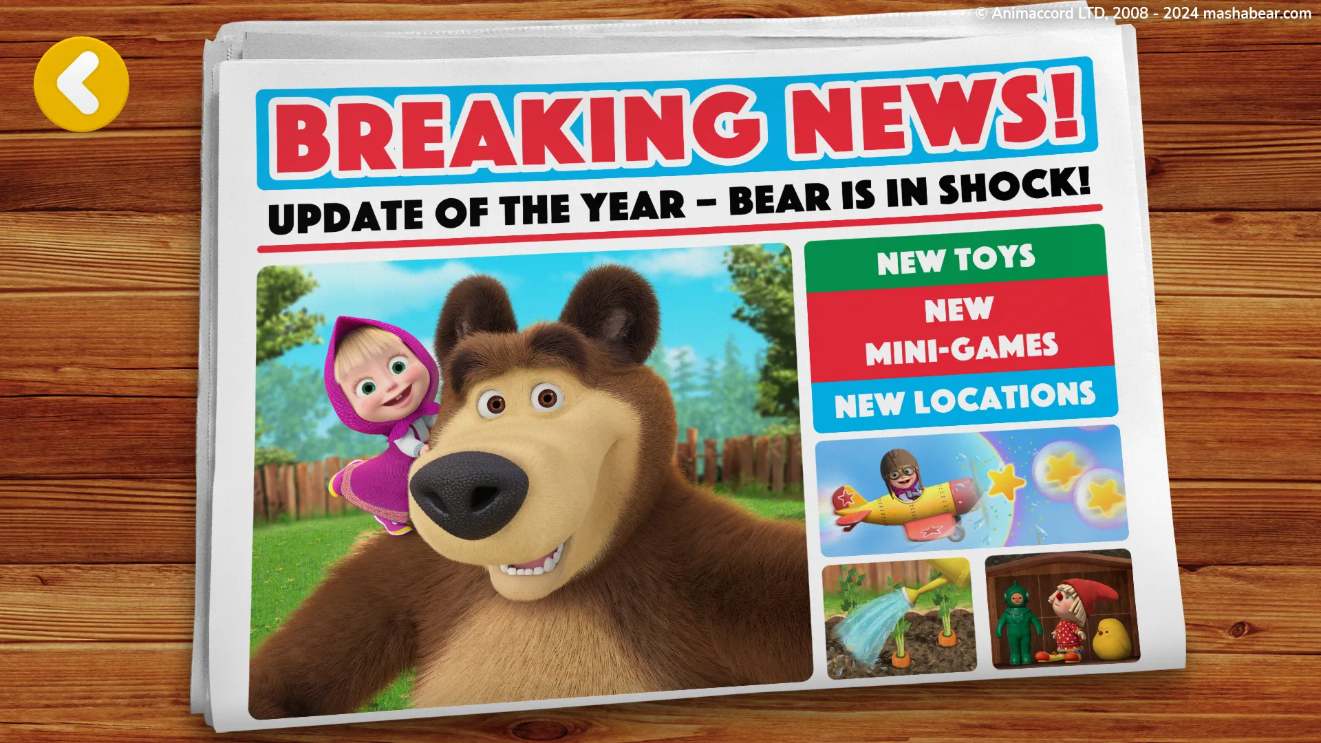 Masha and the Bear: My Friends | Indus Appstore | Screenshot