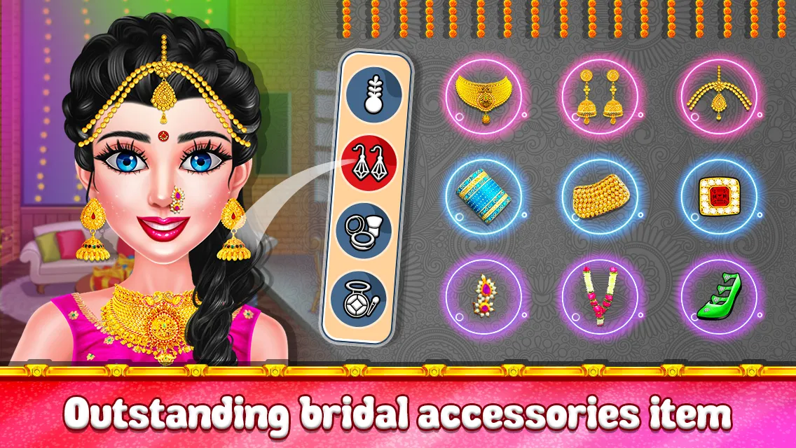 Indian Wedding Makeup Dressup | Indus Appstore | Screenshot