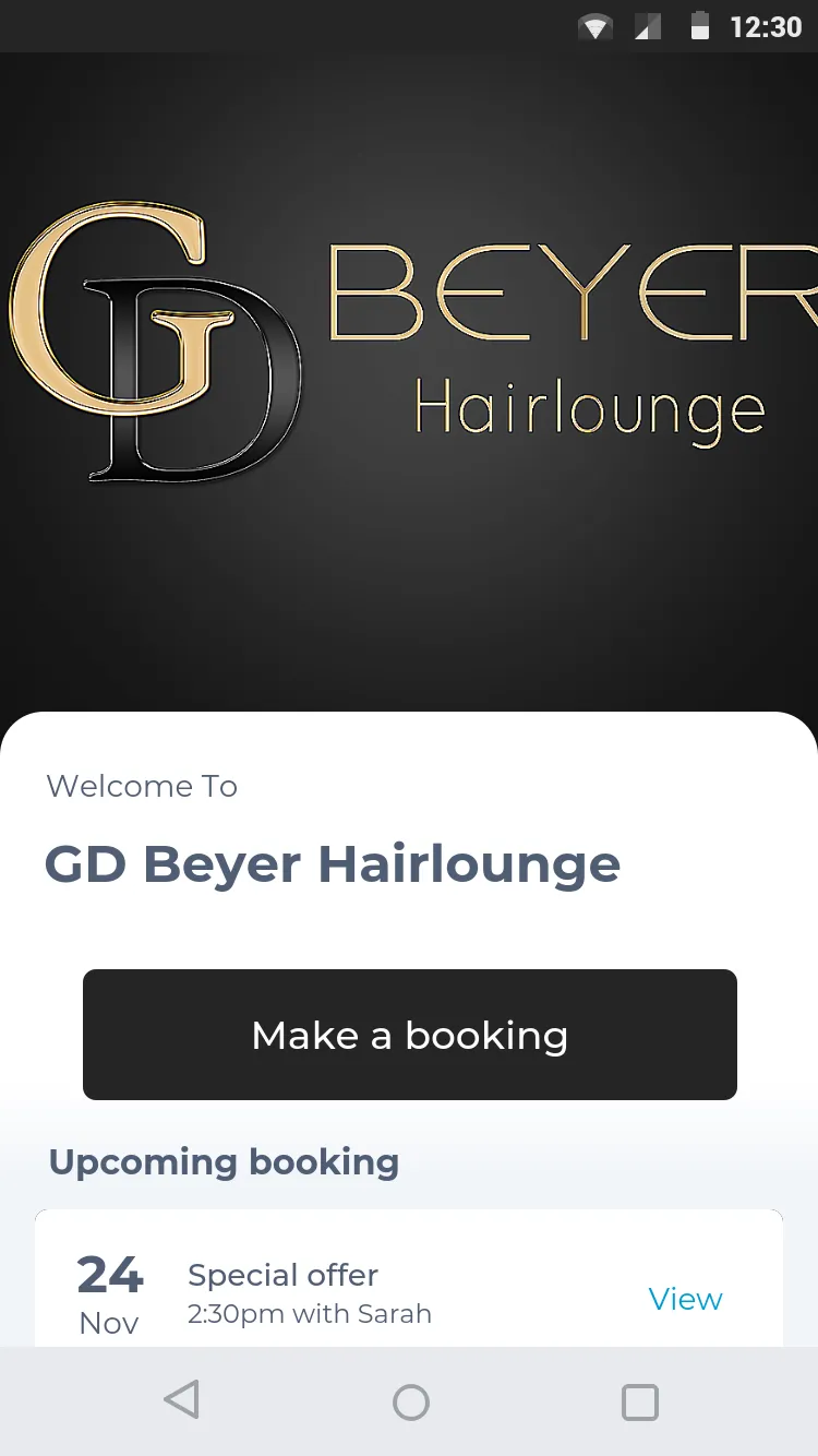 GD Beyer Hairlounge | Indus Appstore | Screenshot