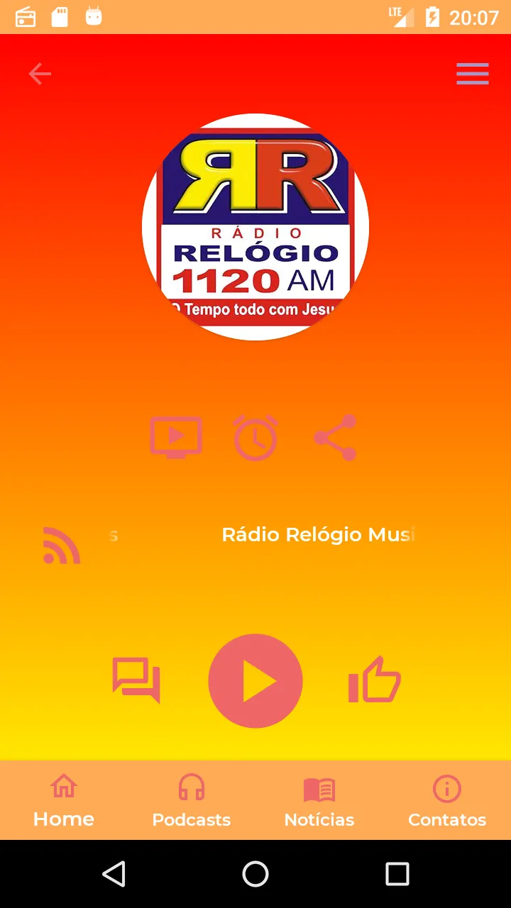 Relógio Musical 1120 AM | Indus Appstore | Screenshot