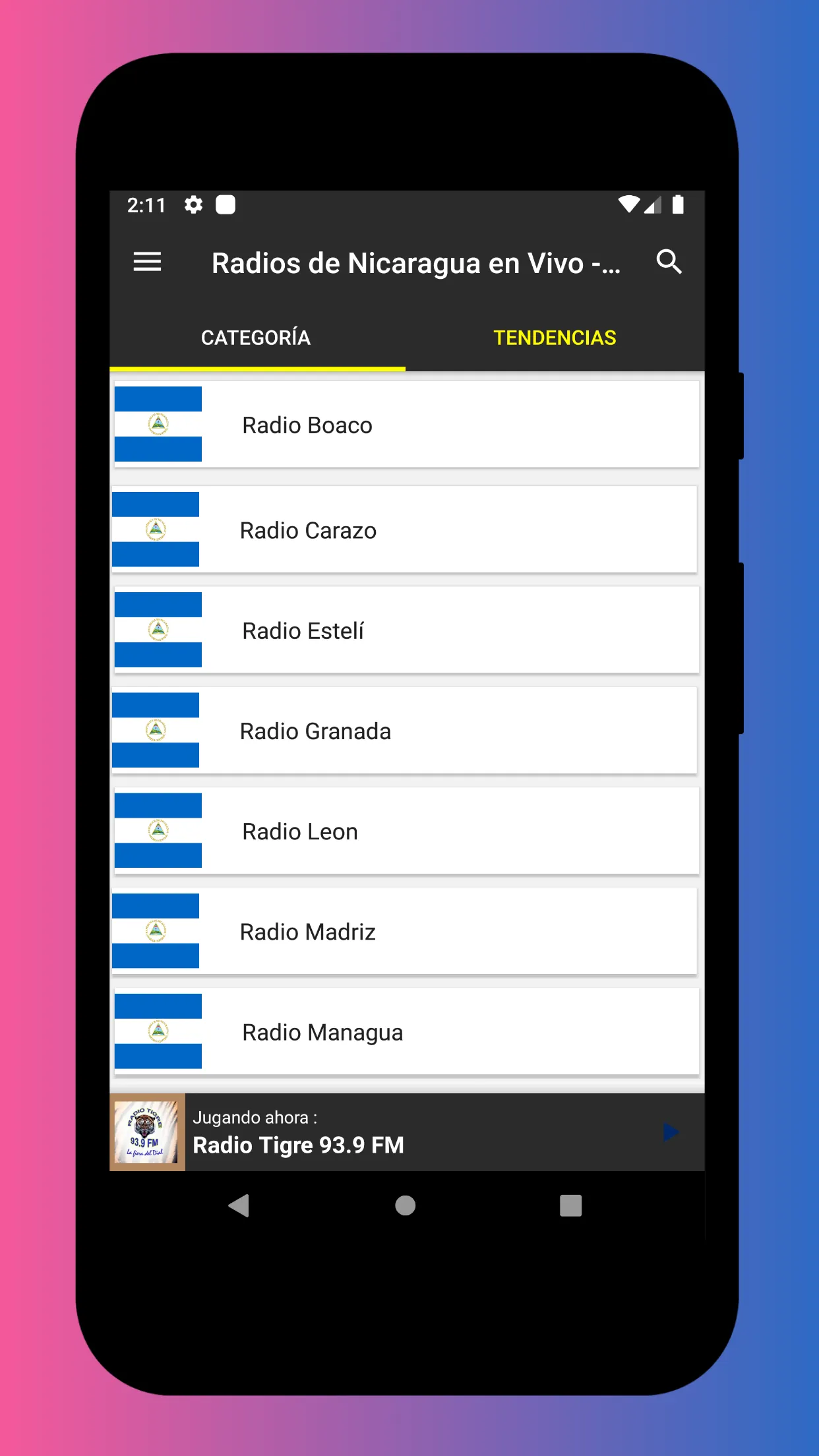 Radio Nicaragua - Radio Online | Indus Appstore | Screenshot