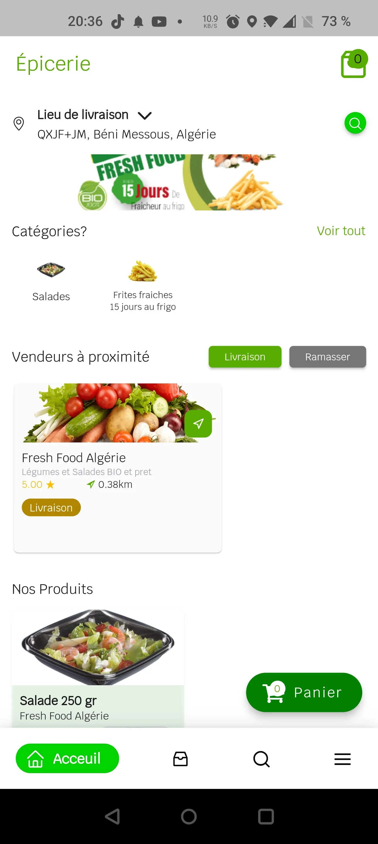 Fresh food Algérie | Indus Appstore | Screenshot