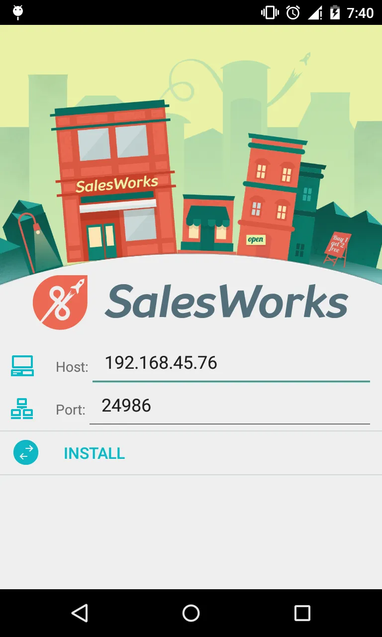 SalesWorks® Installer | Indus Appstore | Screenshot