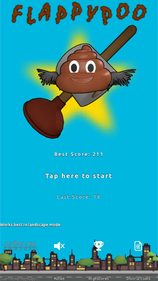 Flappy Poo | The Original | Indus Appstore | Screenshot