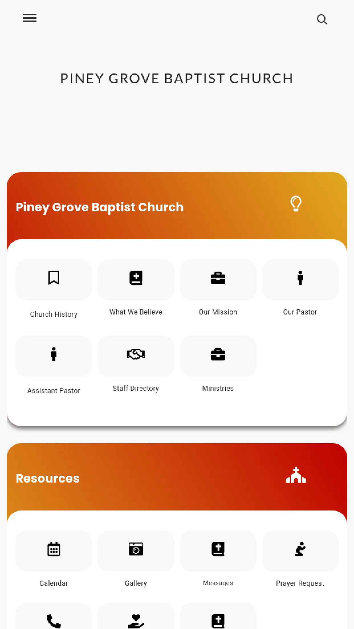 Piney Grove Baptist Church | Indus Appstore | Screenshot