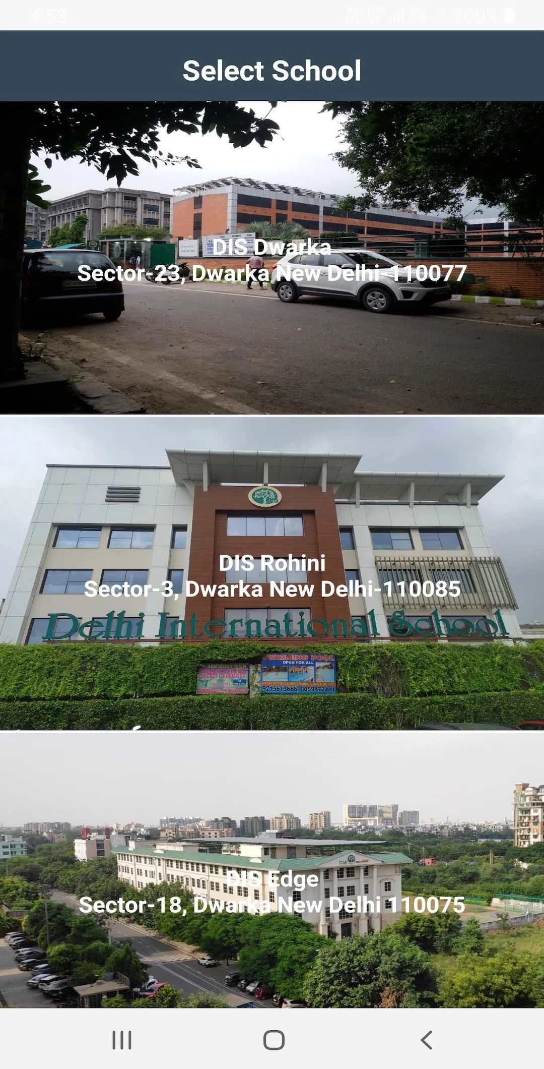 Delhi International School | Indus Appstore | Screenshot