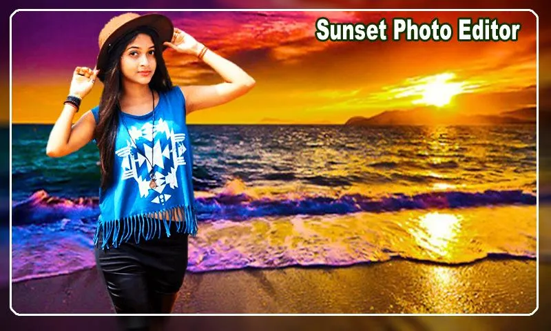 Sunset Photo frames Editor | Indus Appstore | Screenshot