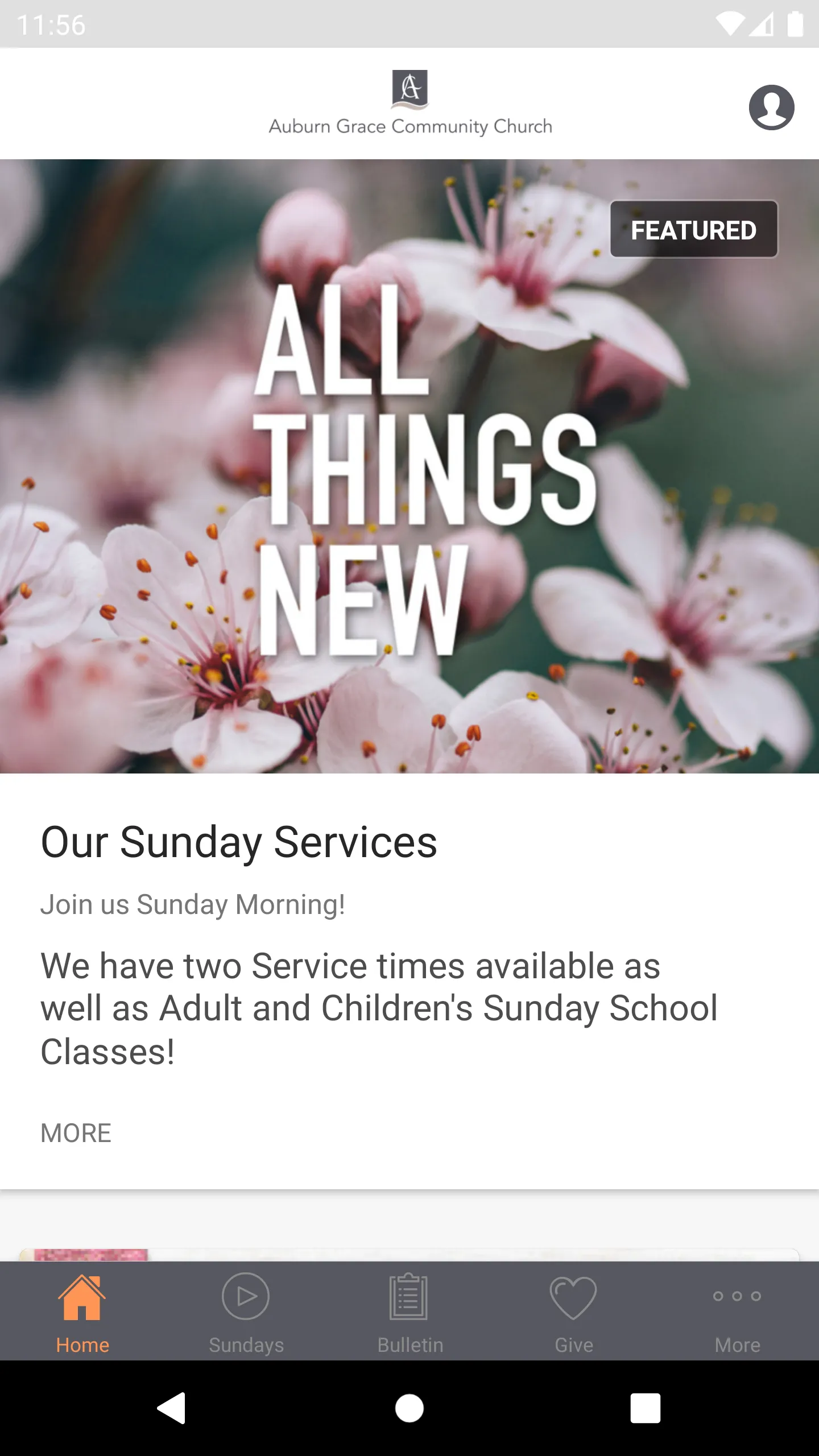 Auburn Grace Church | Indus Appstore | Screenshot