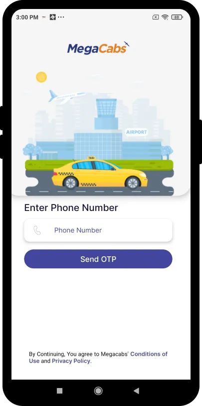MegaCabs – Book a ride now | Indus Appstore | Screenshot