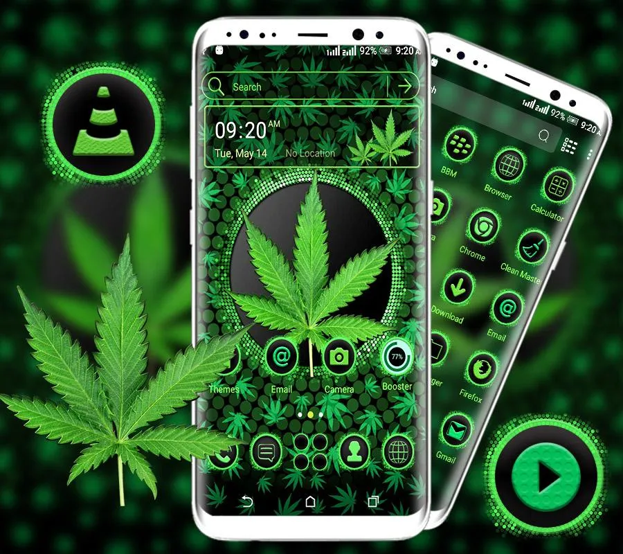 Weed Launcher Theme | Indus Appstore | Screenshot