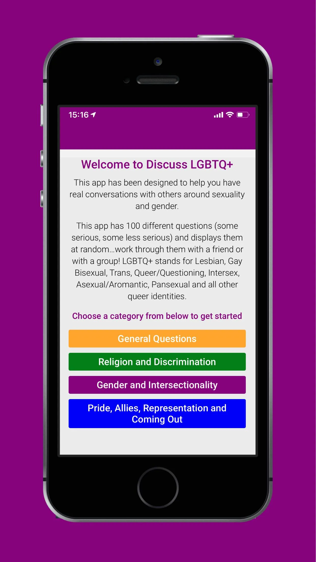 Discuss LGBT* | Indus Appstore | Screenshot