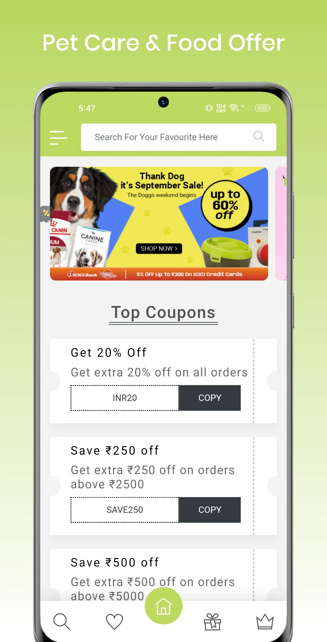 Dog Cat Pet Care & Food Offers | Indus Appstore | Screenshot