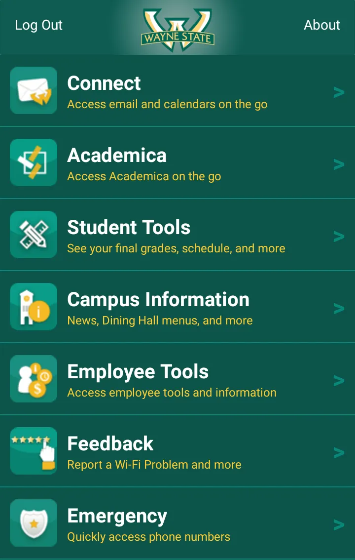 Wayne State Mobile | Indus Appstore | Screenshot