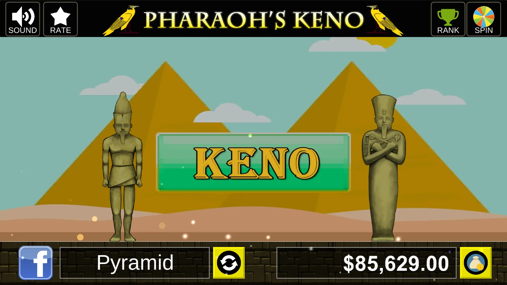 Keno Pyramid | Indus Appstore | Screenshot