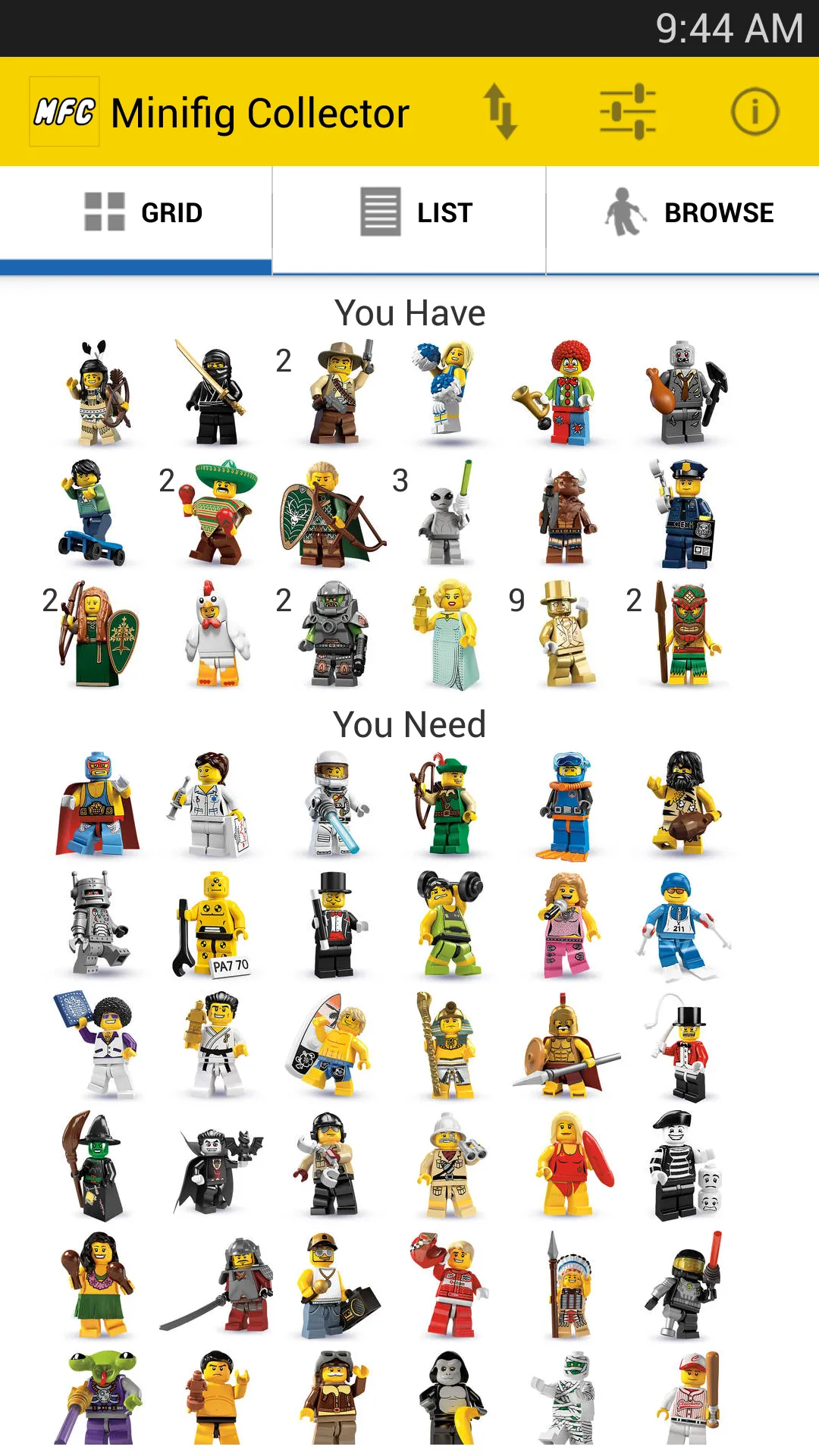 Minifig Collector for LEGO® | Indus Appstore | Screenshot