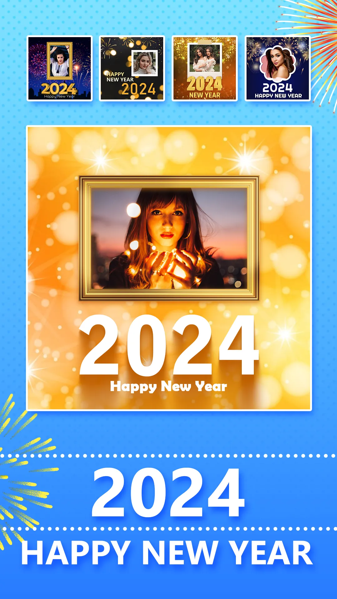 2024 New Year Frames | Indus Appstore | Screenshot