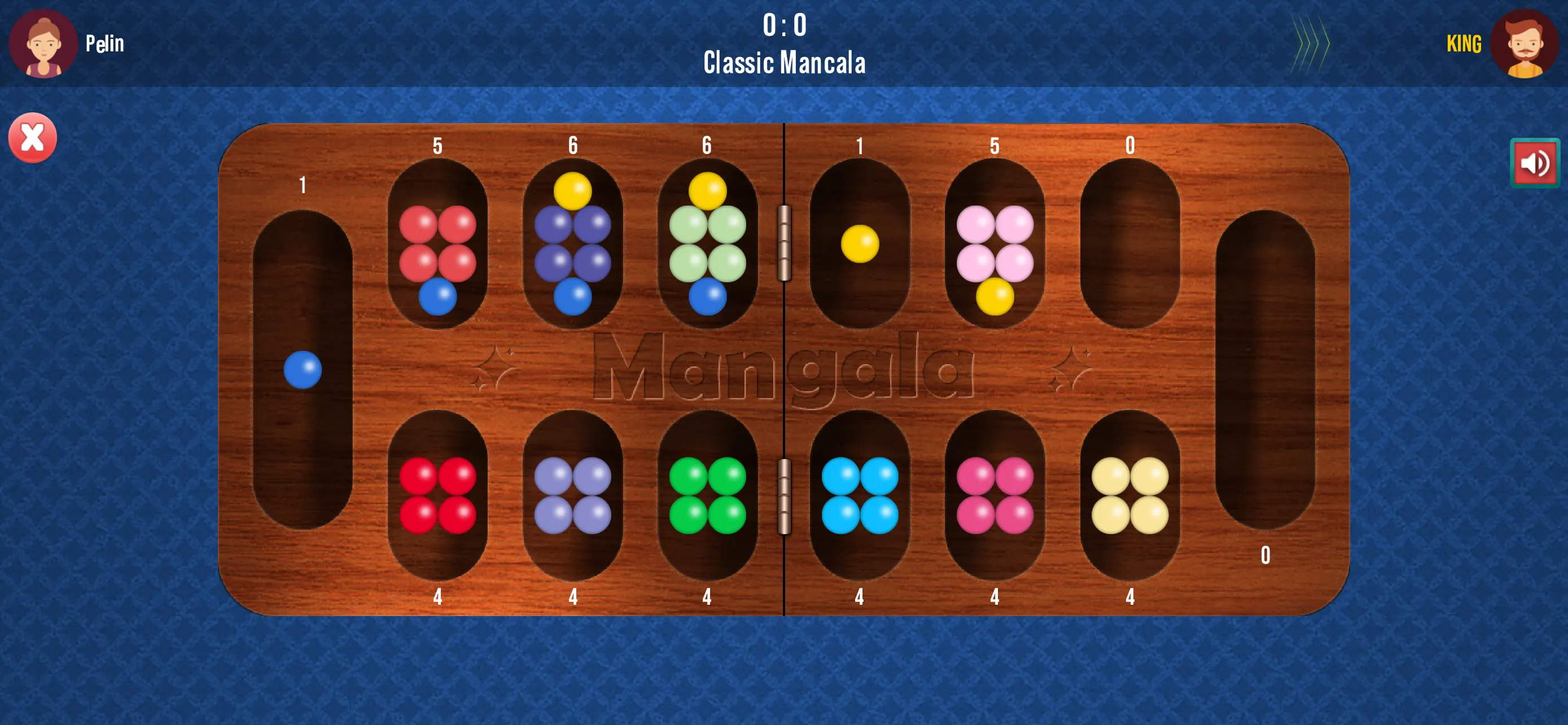 Mancala Online Strategy Game | Indus Appstore | Screenshot