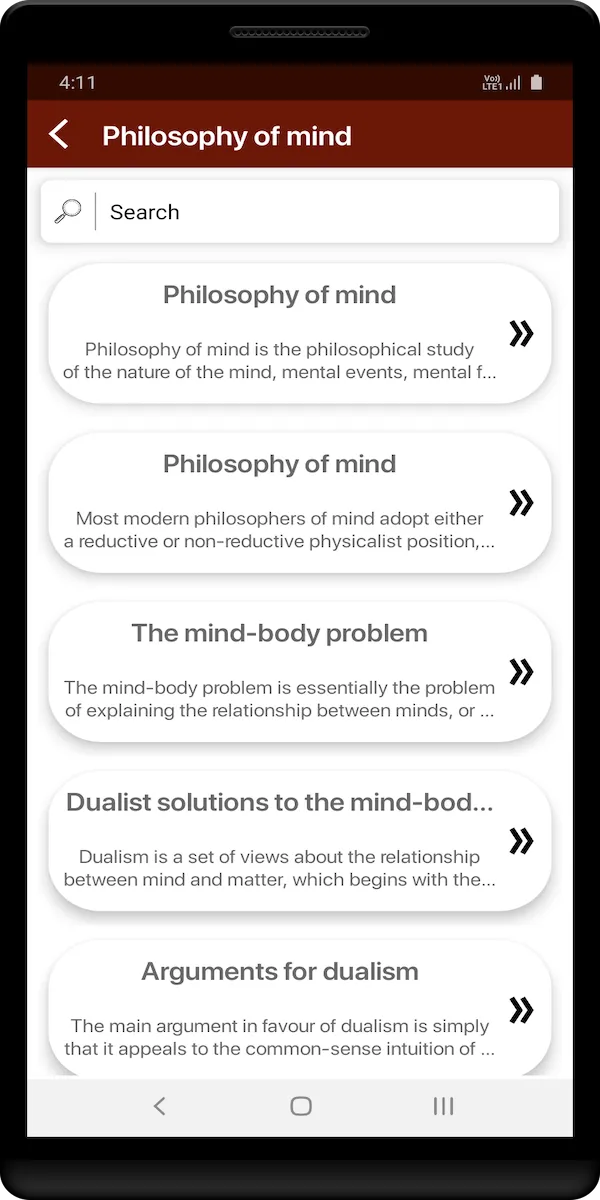 Philosophy of mind | Indus Appstore | Screenshot