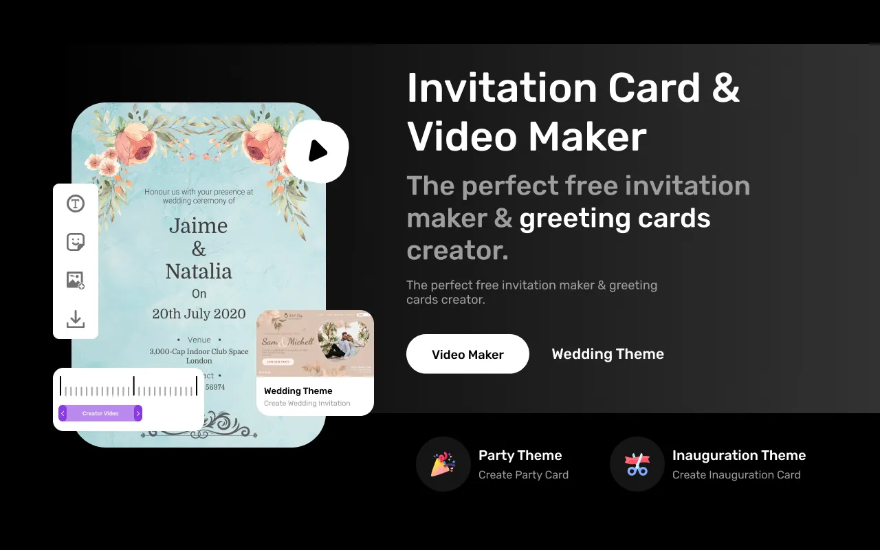 Invitation Card & Video Maker | Indus Appstore | Screenshot