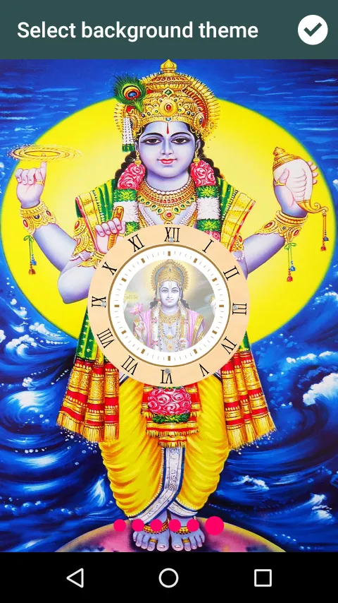 Vishnu Ji Clock Live Wallpaper | Indus Appstore | Screenshot