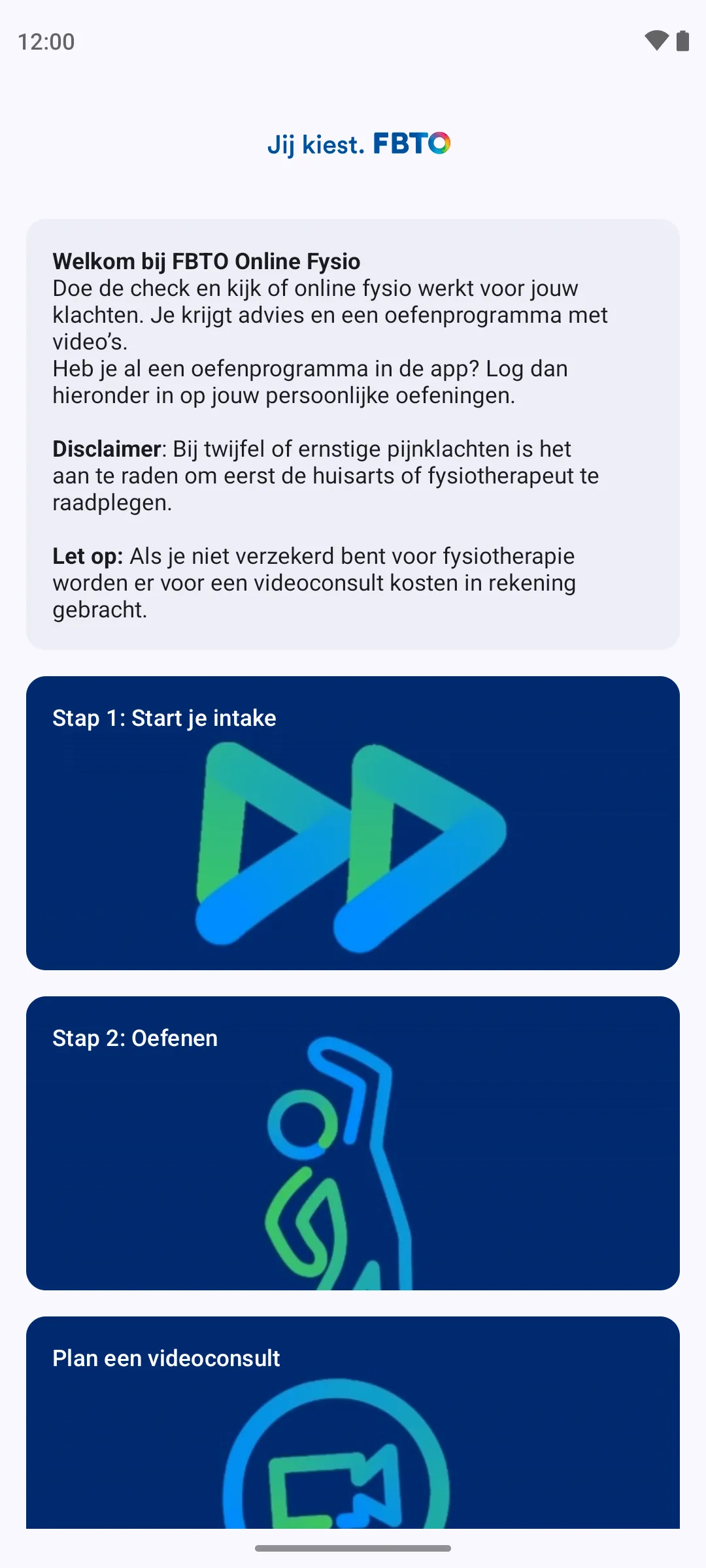 FBTO Online Fysio | Indus Appstore | Screenshot