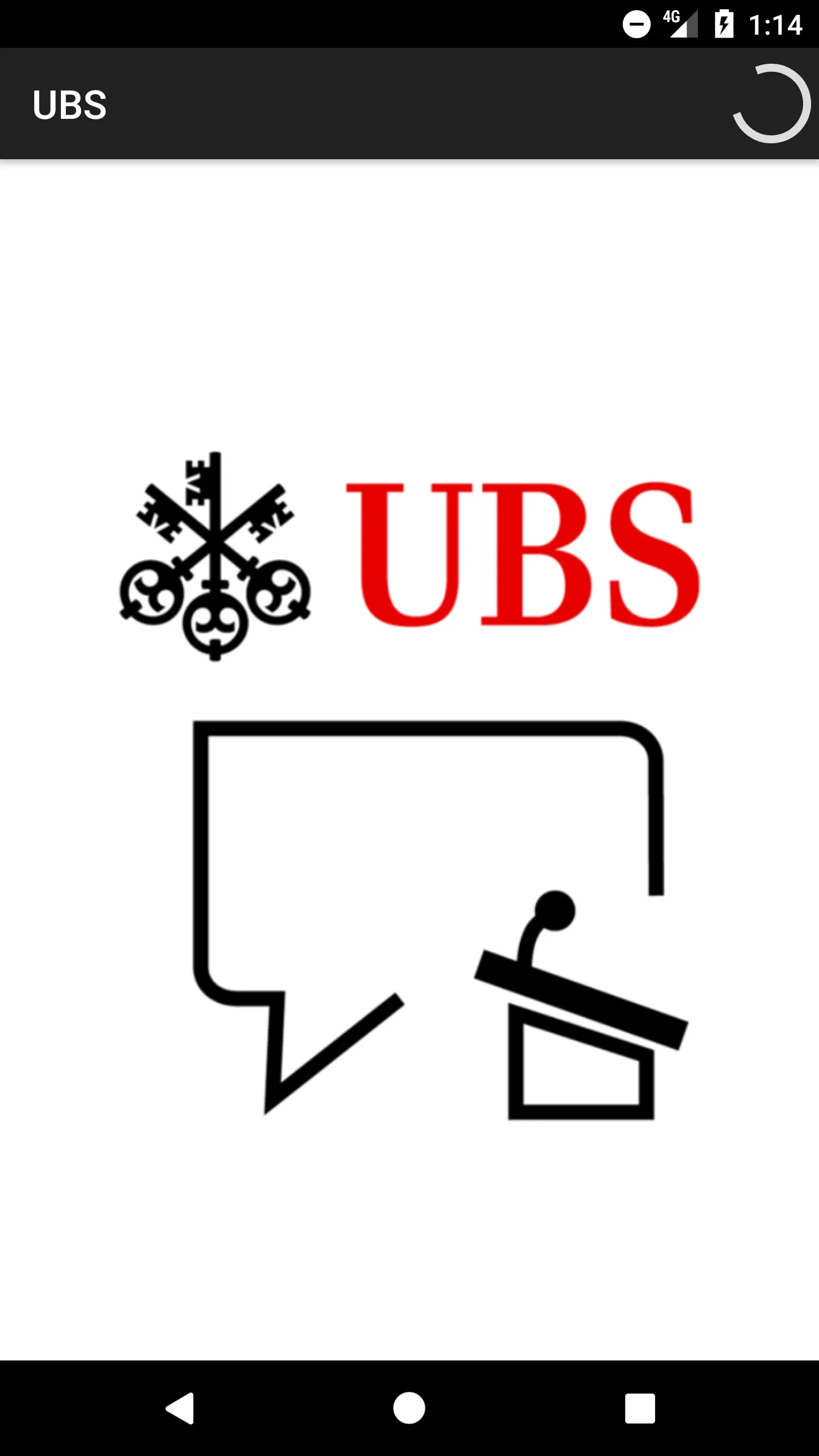 UBS Conferences | Indus Appstore | Screenshot