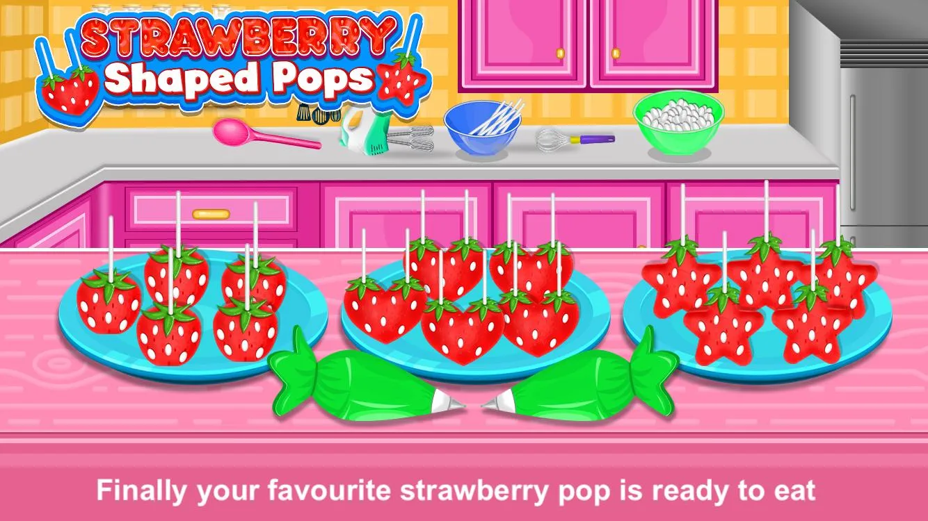 Strawberry Pops- Cooking Games | Indus Appstore | Screenshot