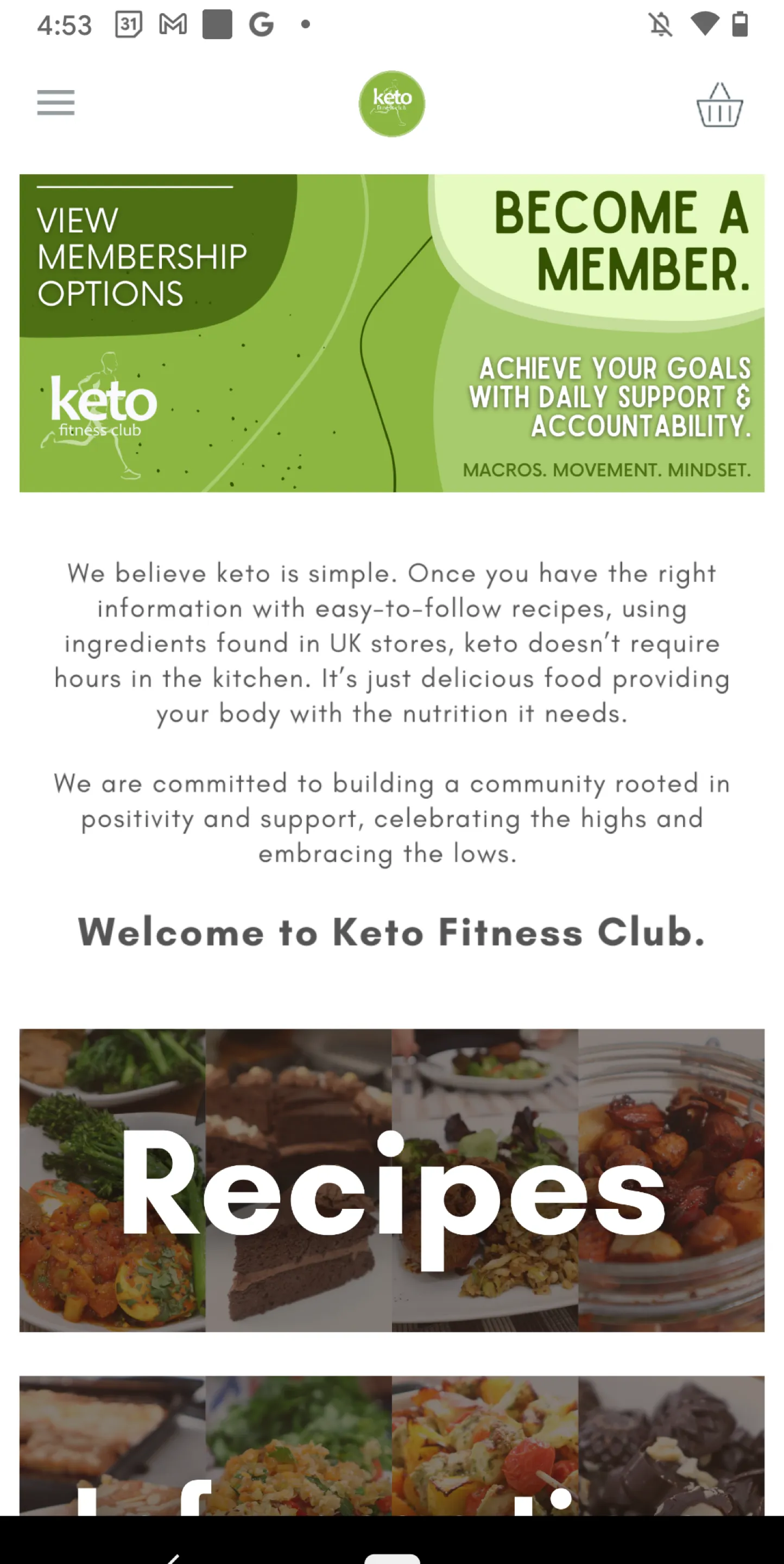 Keto Fitness Club | Indus Appstore | Screenshot