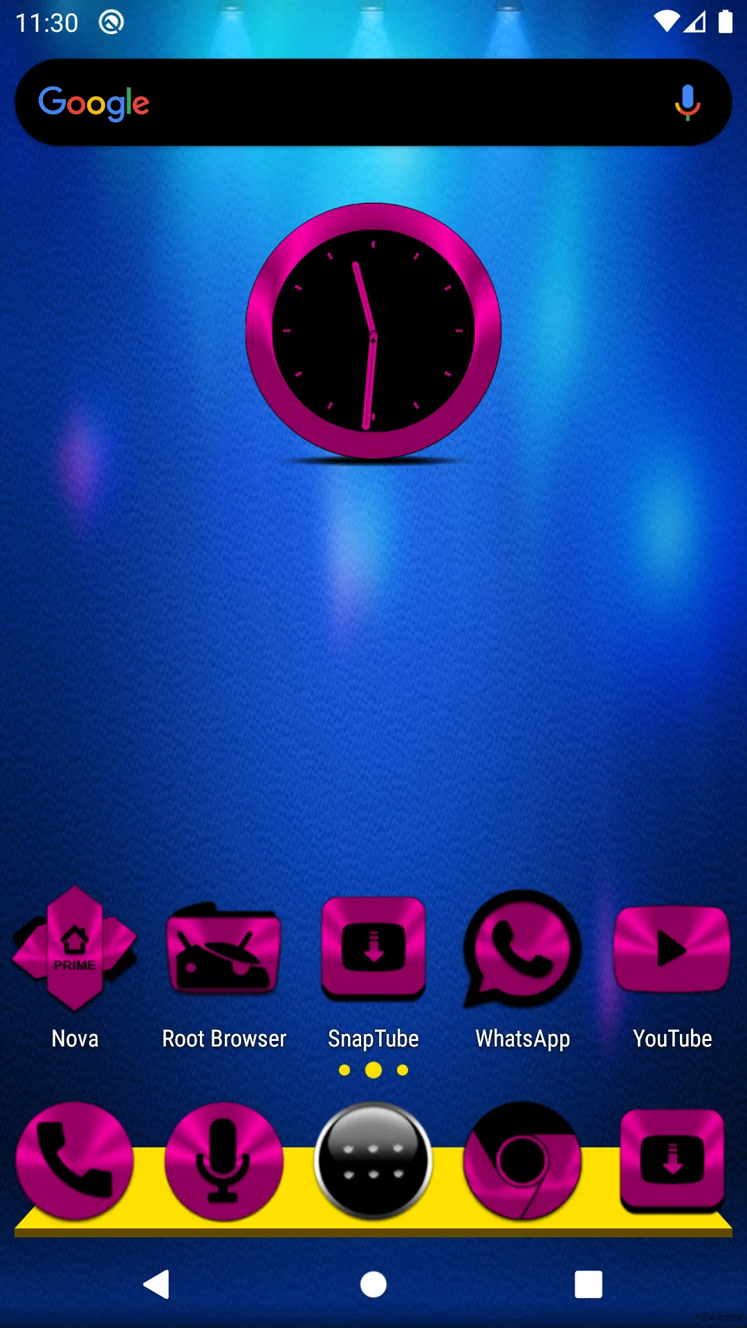 Pink and Black Icon Pack | Indus Appstore | Screenshot